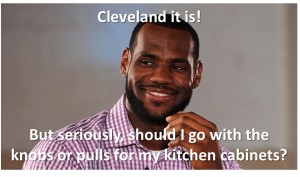 What does Lebron know about kitchens
