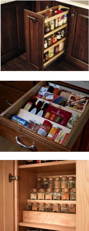 Kitchen Cabinet Storage Options for Spices