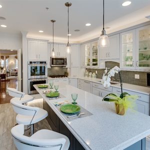 Quartz in the kitchen = Counter....Productive.