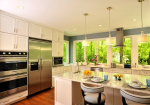 White kitchen remodel